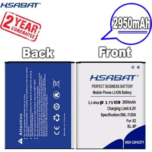 New Arrival [ HSABAT ] Replacement Battery BL-8P For UMI X2 UMIX2 VOTO X2 V5 DNS S5002 BL8P BL 8P
