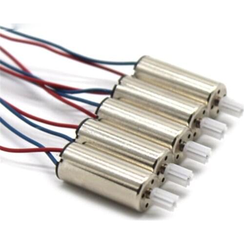 5pcs Mini 716 Hollow Cup Motor Coreless 8T Gear DC 3.7 40000rpm Electric for RC Model Toy Helicopter Quadcopter Spare Parts