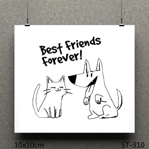 AZSG best friend Clear Stamps/seal for DIY Scrapbooking/Card Making/Photo Album Decoration Supplies