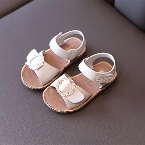 Girls Baby Sandals Summer Childrens Shoes Soft Soled Kids Princess Sandals Casual Flat Shoes Girl Beach Sandals