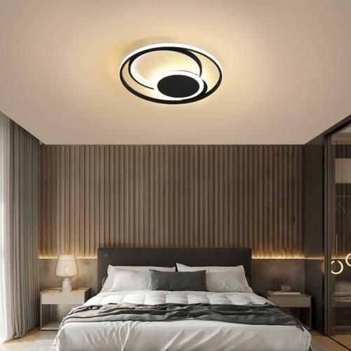 Modern LED Ceiling Light For Bedroom Study Dining Room Kitchen Minimalist Ultra Thin Round Roof Chandelier Lighting Fixtures