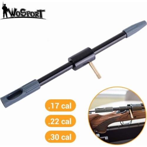 Tactical Universal Bore Guide with 3 Muzzle Guides for .17Cal .22Cal .30Cal Rifle Gun Barrel Hunting Gun Cleaning Kit Tool