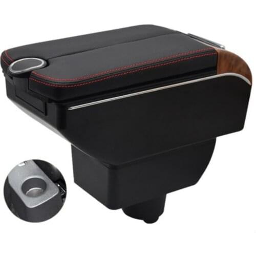 Car Geely MK gc6 armrest storage box auto interior Leather car-styling central container Store content box accessories parts