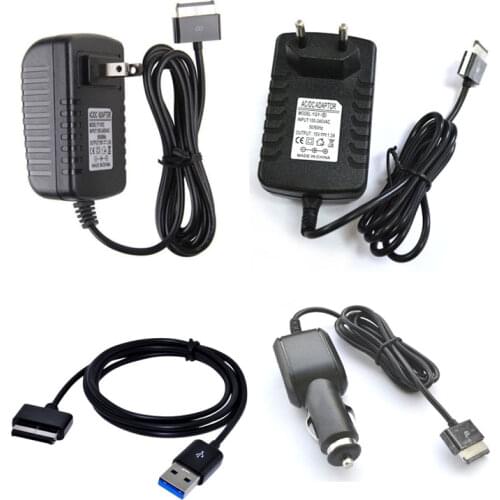 1pcs USB/Car/AC Wall Tablet Charger Travel Adapter Transformer For Asus 15V1.2A 18W Eee Pad TF700 TF300T TF300 TF201 TF101 SL101