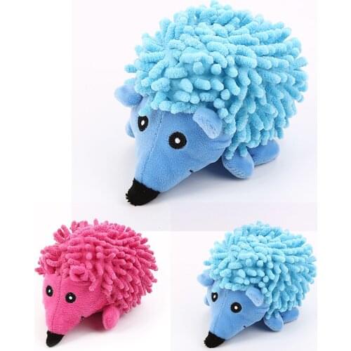 1pcs Pet Toy Bite-resistant Plush Hedgehog Dog Chew Toy Dog Sound Toy Pet Bite Toy