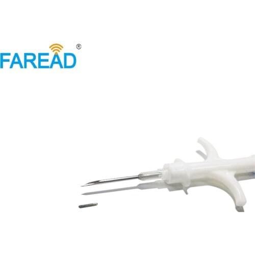 X10pcs bioglass animal chips turtles Arowana tag 1.4x8mm glass tag microchip with applicator syringe