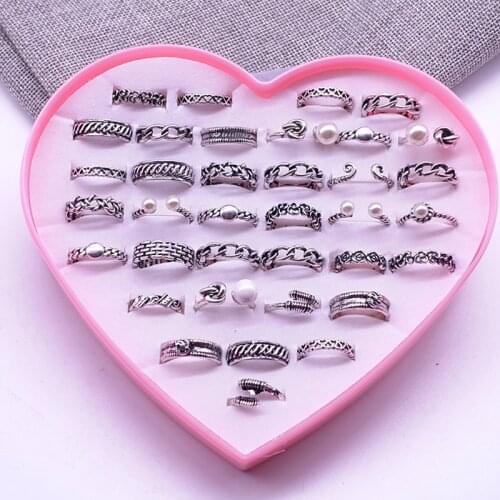 10Pcs/lot Children Toys Rings Dress Up Pretend Play Cute Jewelry Creative Princess Box Decor Toys Rings for Girls Finger Rings
