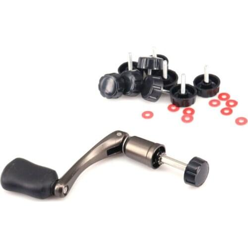 10pcs Screw Caps, Durable Fishing Spinning Reel Handle Screw Caps Bearing Covers with Gaskets,Screws Nuts Caps Fixed For Fishing