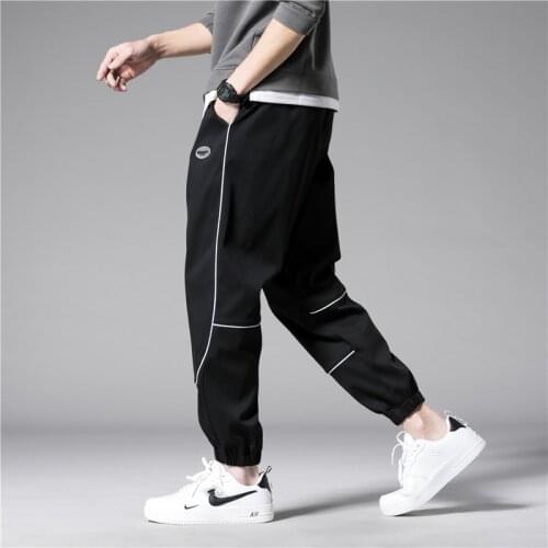 2021 Streetwear Men Pants Fashion Harajuku Drawstring Sweatpants Harem Pants