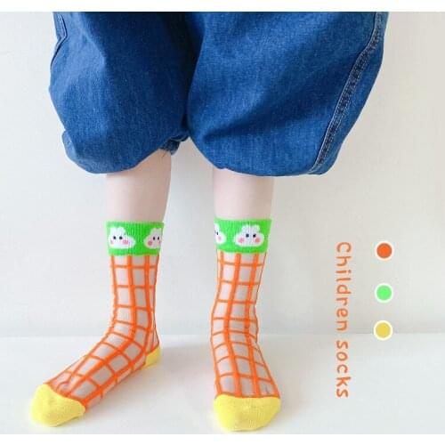 3 Pair/set Baby Socks Summer Thin Cartoon Floor Socks Cute Stockings Boys Girls Cotton Breathable Kid Net Children Socks 1-8Y