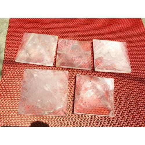 5 natural clear crystal quartz pyramid healing
