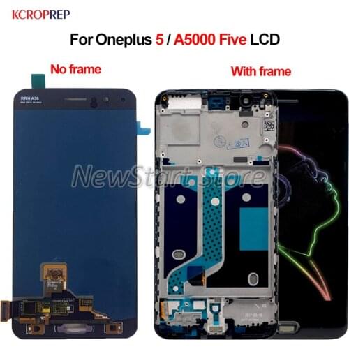 For Oneplus 5 1+ 5 1+5 LCD Display Touch Screen Digitizer Assembly 5.5" 100% Tested For Oneplus A5000 Five 1+ A5000 Five lcd