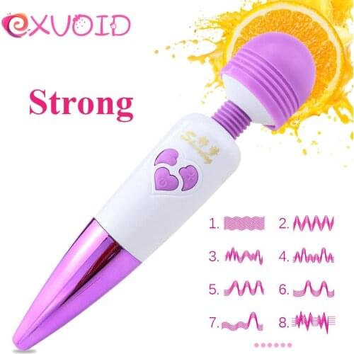 EXVOID Magic Wand G-spot Vibrators for Woman Clitoris Stimulator AV Stick Vibrator Body Massager Sex Toys for Women