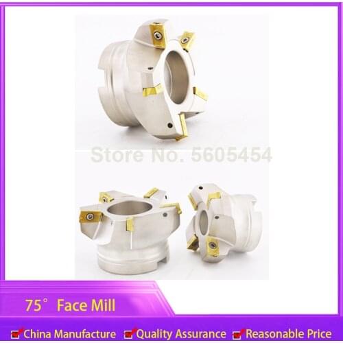 RAP 300R 50-22-4T 400R63-22-4T 400R 80-27-4T 75 Degree Positive Head 25.4 50mm APMT1135 APMT1604 CNC Milling Cutter face mill