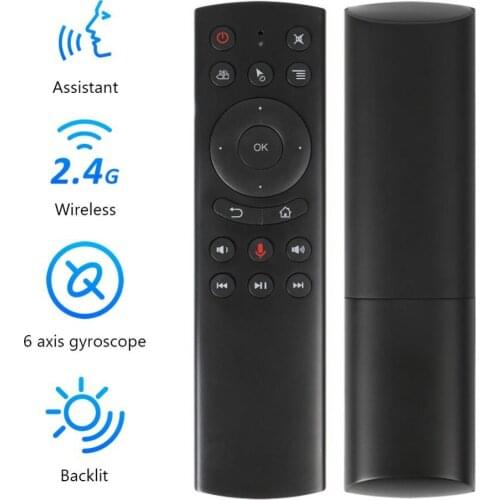 G20S Pro Voice Backlit Smart Air Mouse Gyroscope IR Learning Google Assistant Remote Control For PC Set-top BOX