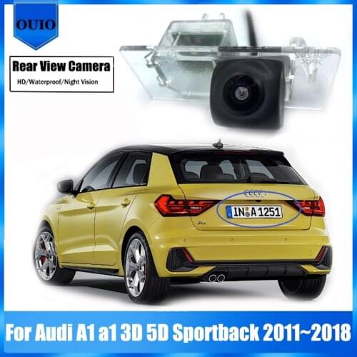 HD rear View camera For Audi A1 a1 3D 5D Sportback 2011 2012 2013 2014 2015 2016 2017 2018 Night vision Parking Reversing Camera