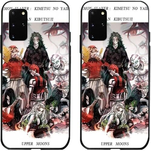 HUAGETOP Upper Moons Kimetsu no Yaiba Soft Phone Cover for Samsung S20 plus Ultra S6 S7 edge S8 S9 plus S10 5G lite 2020