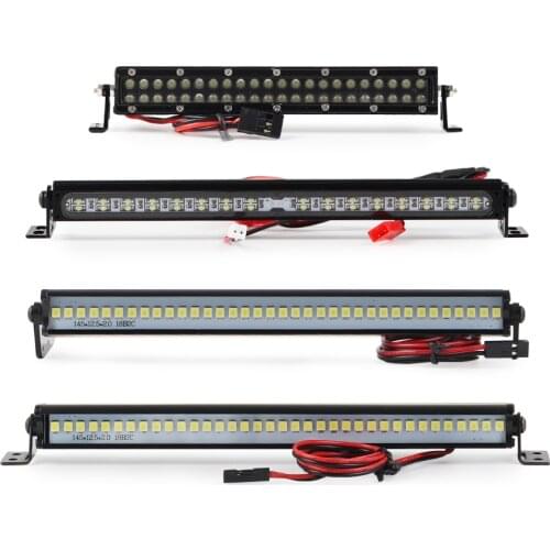 RC Car 32/36/44 Bulbs Roof Lamp High Performance LED Light Bar for 1/10 RC Crawler Axial SCX10 90046 Traxxas TRX4 D90 TF2 Tamiya