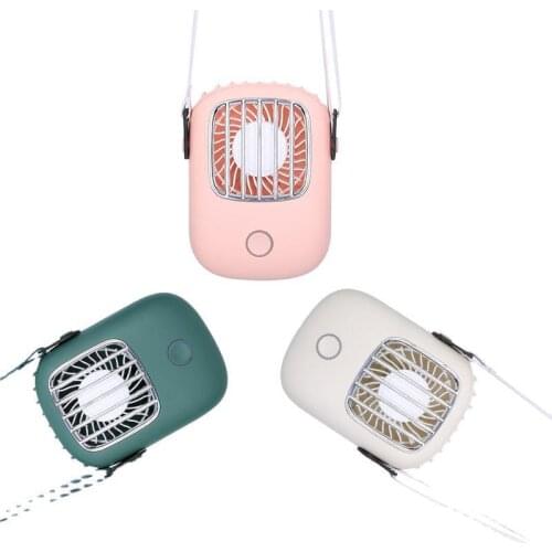 Mini Fan Neck Fan 1800mAh USB Rechargeable Fan Mini Portable Pocket Fan Cool Air Hand Held Travel Cooler for Office Outdoor Home