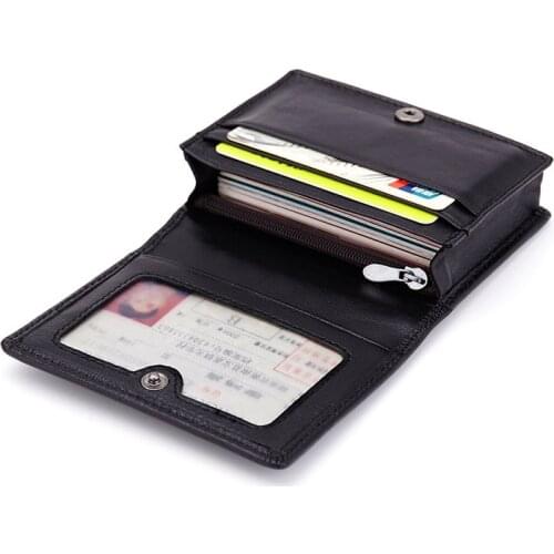 CHIZIYO Car Keys Holder Genuine Leather Coin Multifunctional Document Bag Card Holder Driver License Business Card Organizer