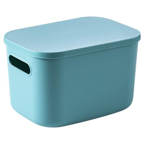Multifunction Plastic Storage Bins with Lid Toys Books Snacks Cosmetics Clothes Container Organizer