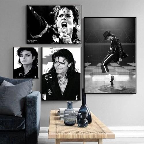 Musician Michael Jackson RIP Musician King Star Canvas Art Poster Wall Picture Home Decor Posters and Prints