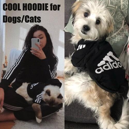 Dog Clothes Hoodie Pets Cat Clothing Winter Pug Small Clothes for Pet Dogs Bulldog Dog Hoodie Winter Clothes Pet Supplies CL0001