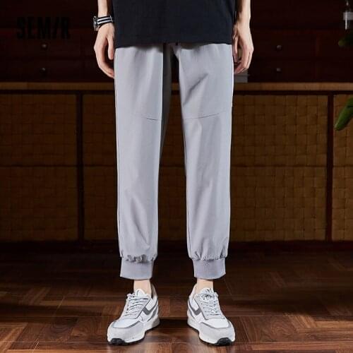 SEMIR Casual Pants Men Moisture-Absorbing Quick-Drying Running Fitness Sports Pants 2021 Summer New Style Jogging Feet Pants