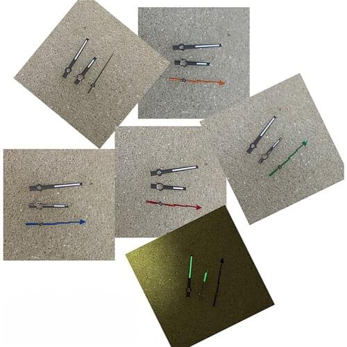 Replacement Wristwatch Watch Hands Pointers Green Luminous Needles for NH35/NH36 Watch Movement Accessories