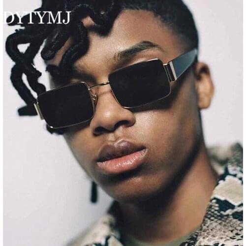 DYTYMJ Square Sunglasses Men 2020 Luxury Brand Eyeglasses Men Metal Eyewear for Men/Women Brand Designer Gafas De Sol Hombre