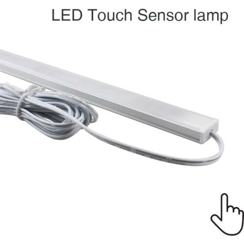 LED Touch Sensor Lamp DC12V Night Light Ultrathin Design Home Indoor Lighting for Cabinet Closet Bright Decoration