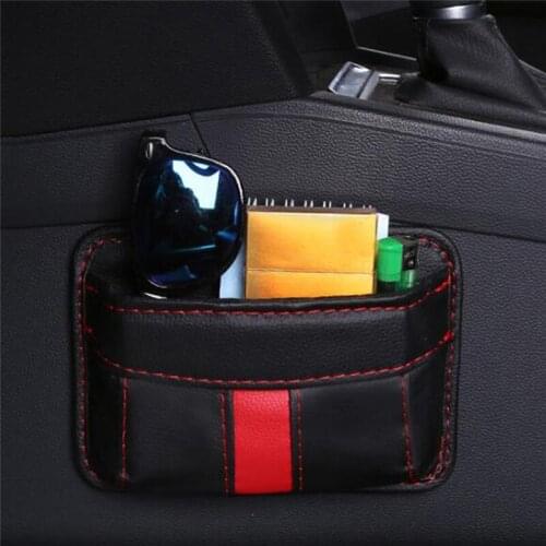 Universal Car Seat Side Storage Bag Pocket Cage Car Seat Car Door Crack Debris Hanging Mobile Phone Storage Shelf Storage Box