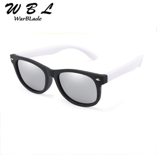 WarBlade Hot Polarized Kids Sunglasses Fashion Boys Girls Children Sun Glasses Silicone Eyewear Baby Shades oculos de sol UV400