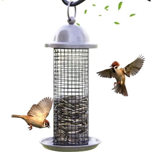 1pcs Wooden New Hot Wild Bird Feeder Outdoor Bird Feeders Food Container Hanging Gazebo Bird Feeder For Garden Decoration