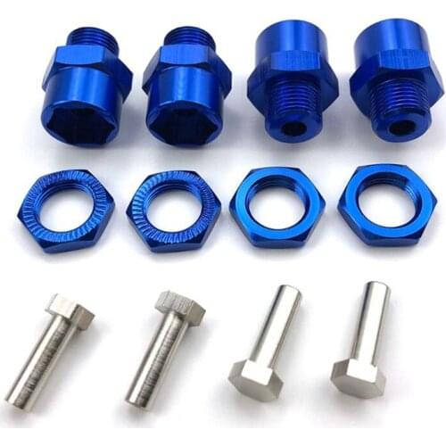 12mm Turn 17mm Extension Wheel Hex Hub Adapter for HSP 1/10 RC Car Buggy Bigfoot Truck Can Use 1/8 Tires