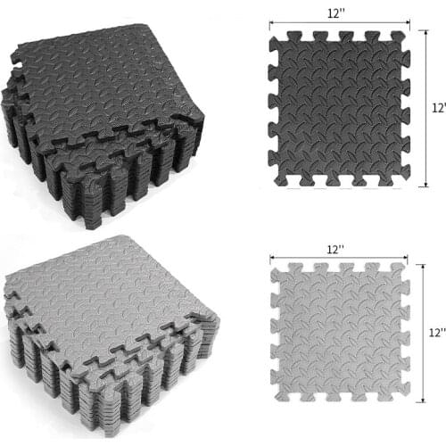 16PCS Gym Home EVA Floor Mat Splicing Foam Interlocking Tile Cushion Workout Yoga Massage Pad Thicken Fitness Equipment 30*30CM