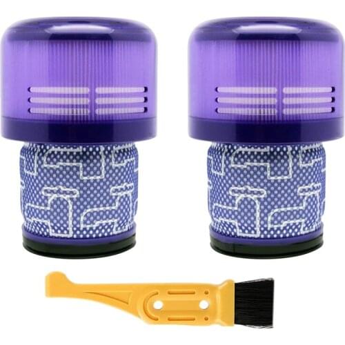 2 Pack Replacement Filters Fit for Dyson V11 Cyclone Animal Total Clean Cordless Vacuum Cleaner with Cleaning Brush