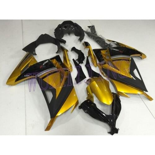 Abs Fairing Zx300r 15 16 Full Body Kits EX300 13 14 Gold Black Fairings EX 300 Ninja 2013 - 2017