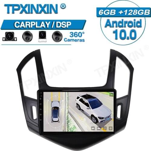 For Chevrolet CRUZE 2012-2015 Android Car 360 HD Auto Surround View Camera Car Multimedia Player Stereo Radio GPS Navigation IPS