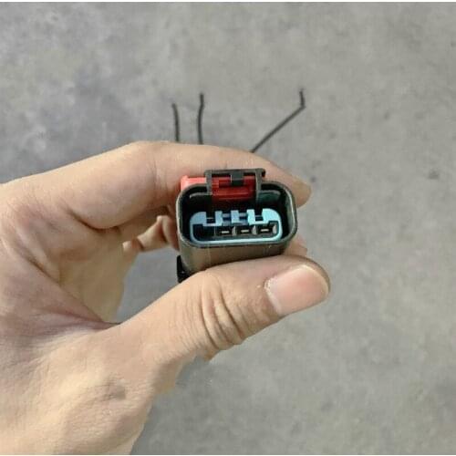 Car brake disc brake pad brake pump caliper electronic hand brake induction line plug connector with wire for Tesla
