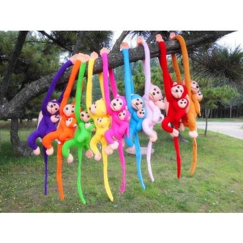 Free shipping, cute monkey mother&child little monkey plush toy one lot/ 10 pieces toys ,Christmas gift h144