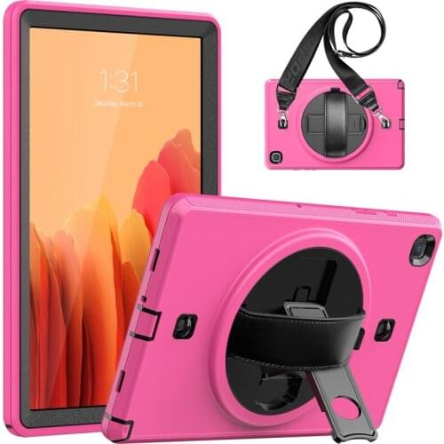 Tablet Case for Samsung Galaxy Tab A7 10.4'' 2020 SM-T500 T505 T507 Full Body Shockproof Heavy Duty 360 Rotating Stand Cover