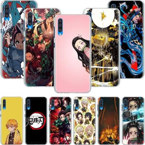 Demon Slayer Anime Kimetsu Phone Case for Samsung Galaxy A51 A50 A71 5G A21s A31 A12 A10 A40 A30 A41 A20e A70 A20s Hard Cover