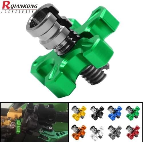 For KAWASAKI Z750 Z800 Z1000 KX 65 85 125 250F KLX125 KLX150S D-TRACKER Clutch Cable Wire Adjuster M8/M10 Motorcycle Accessories