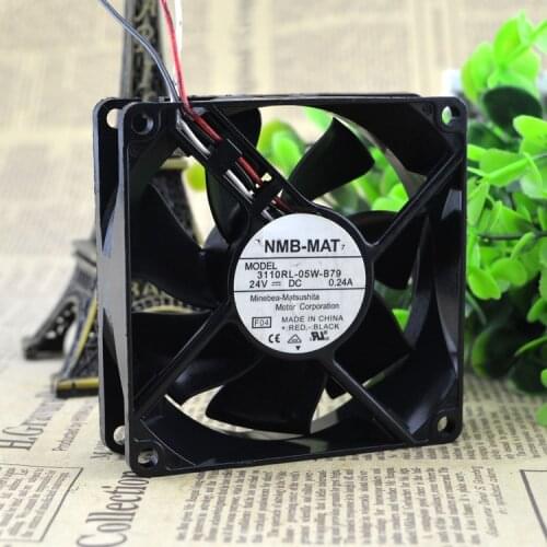 FOR NMB 8025 24V0.24A 3110RL-05W-B79 Double Ball Inverter/Server Fan