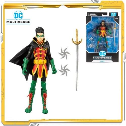 7inch Mcfarlane DC Damian Wayne Robin Model Toy Action Figures Toys For Children Gift