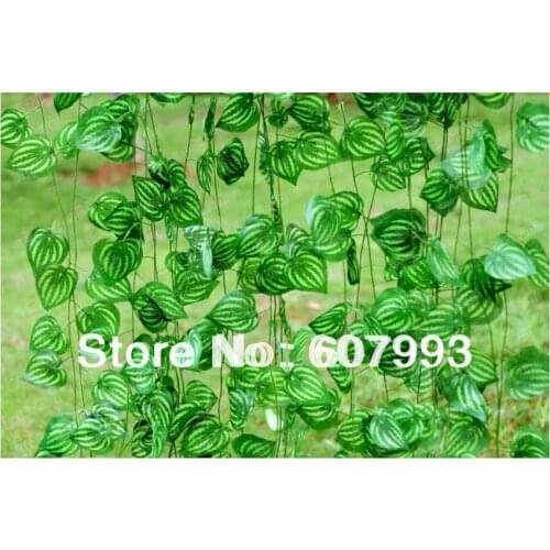 Simulation greenery plant, artificial silk ivy,fabric vine, faux home garden party decoration, 94PCS, Express shipping