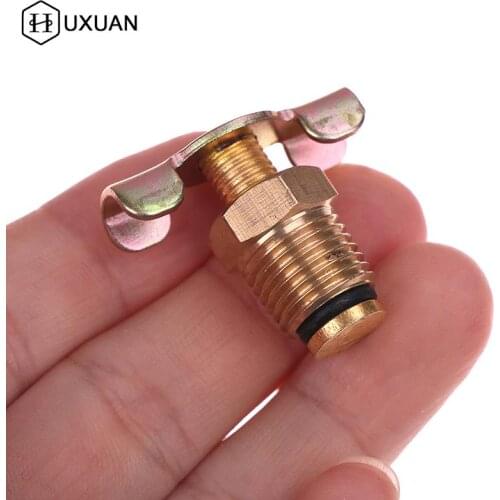 Quality 1PCS Brass Air Compressor Water Drain Valve1/4" NPT 30x24mm For Piston Compressor