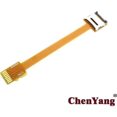 CY Micro SD TF Memory Card Kit Male to Female Extension Soft Flat FPC Cable Extender 10cm