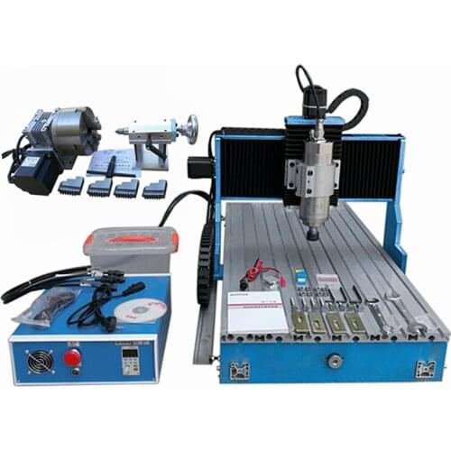 DIY 3040L CNC Linear Guideway Machine 4 Axis 1.5KW Metal Milling Router USB Port Optional
